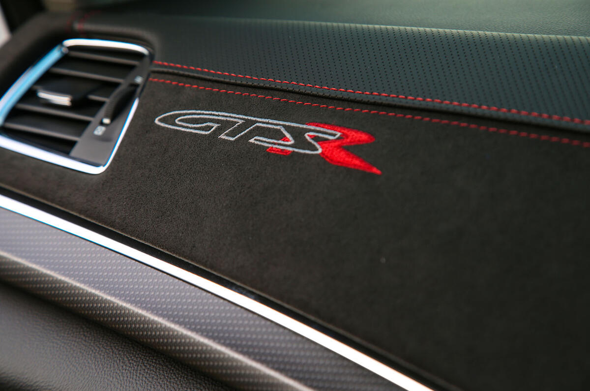 Vauxhall VXR8 GTS-R Alcantara dash trim