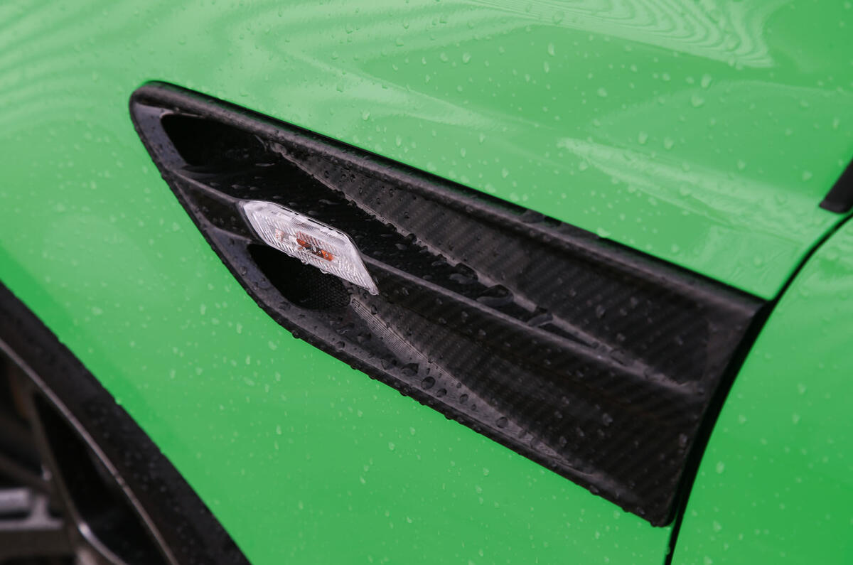 Vauxhall VXR8 GTS-R black side trim