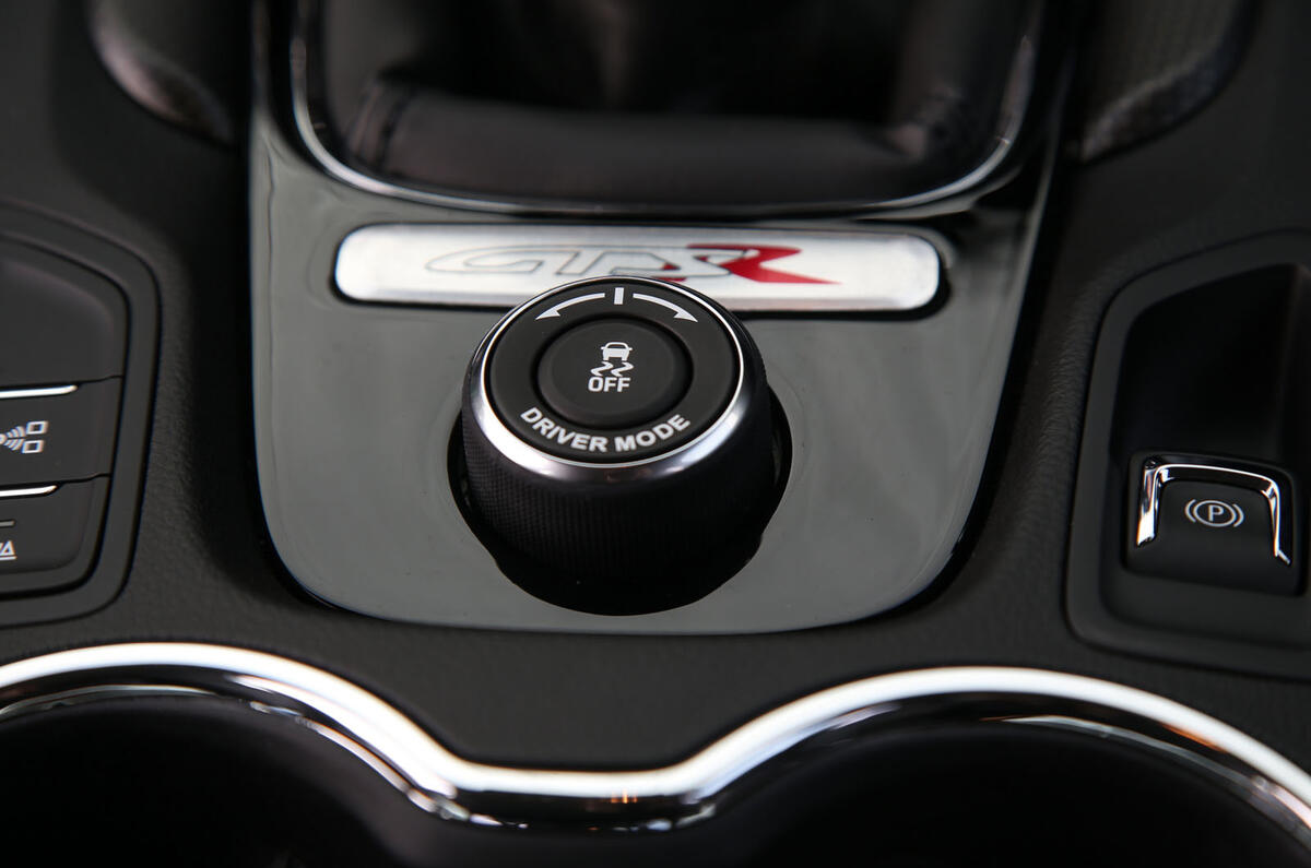 Vauxhall VXR8 GTS-R driving mode controller