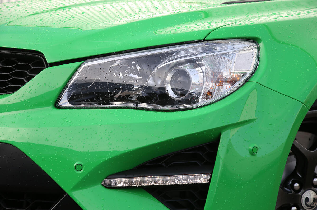Vauxhall VXR8 GTS-R headlights
