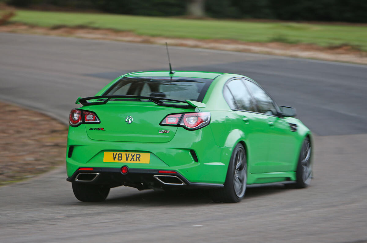 Vauxhall VXR8 GTS-R rear cornering
