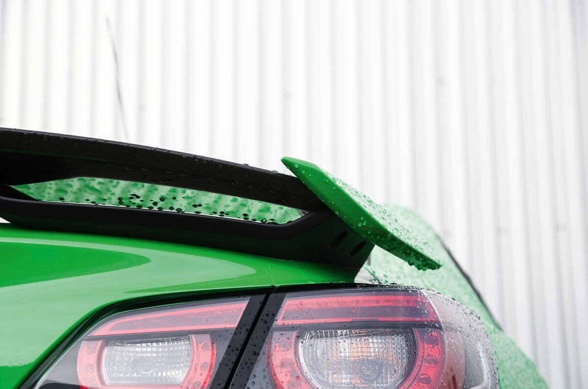 Vauxhall VXR8 GTS-R rear spoiler
