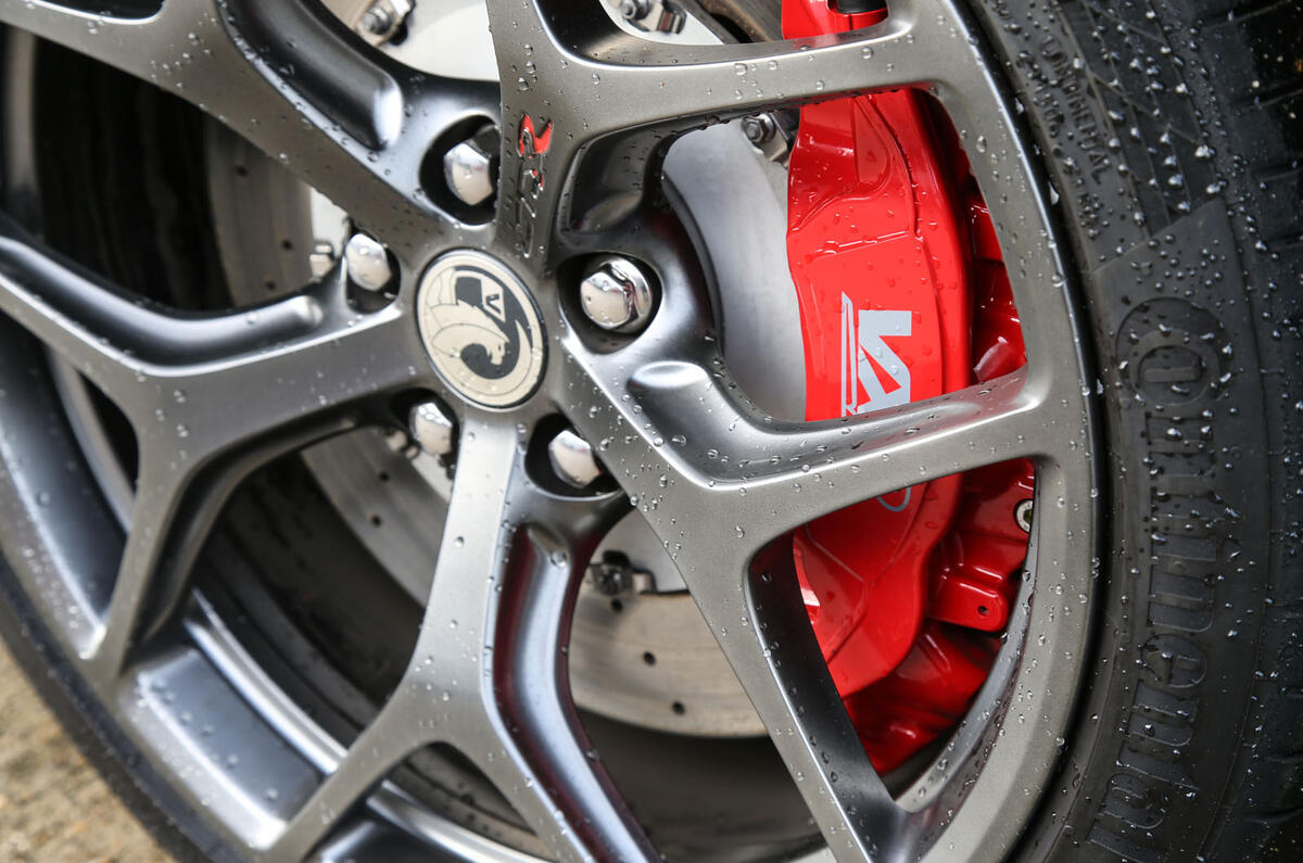 Vauxhall VXR8 GTS-R red brake calipers