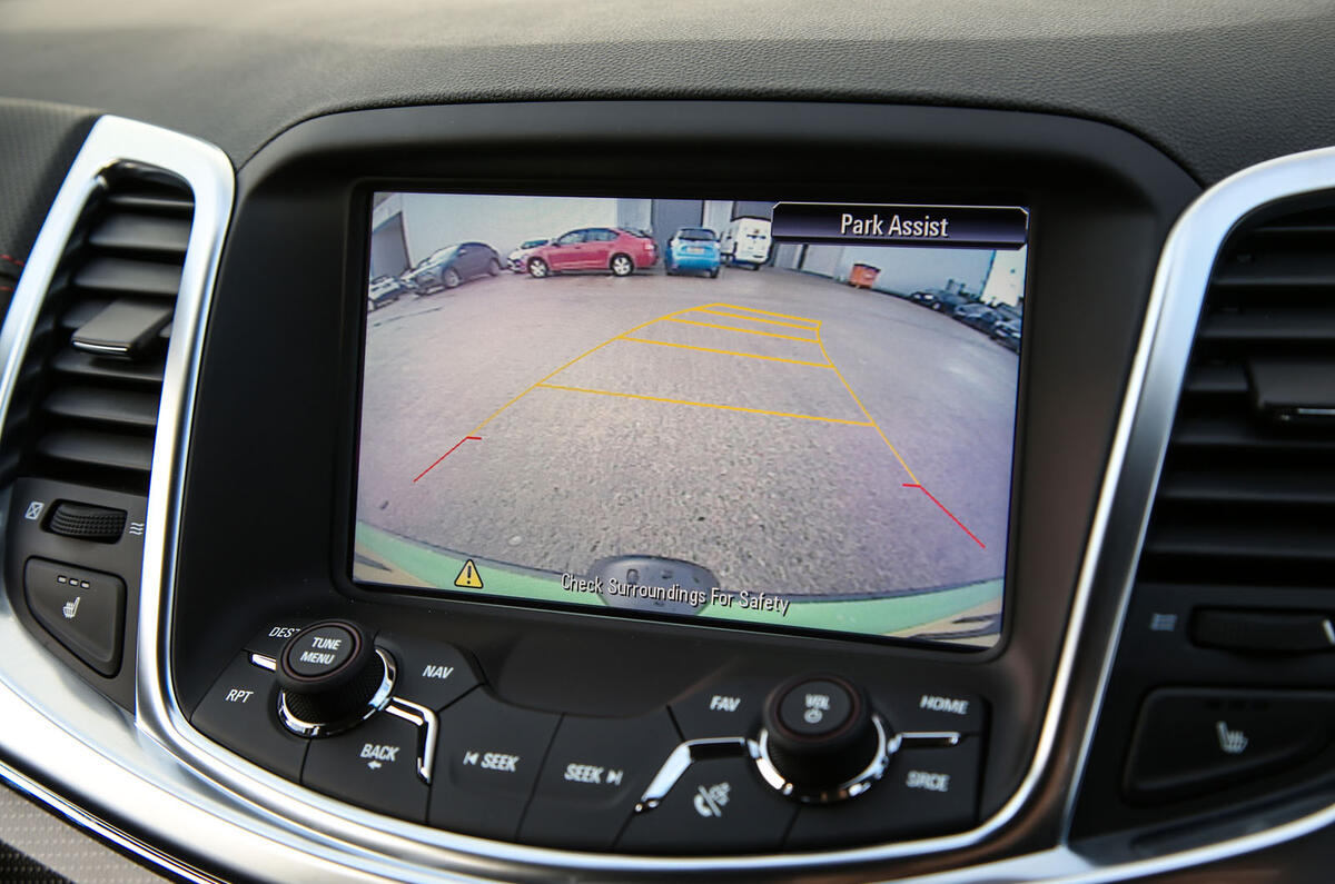 Vauxhall VXR8 GTS-R reversing camera