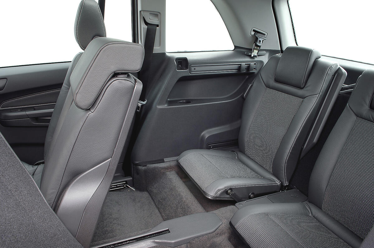 Vauxhall Zafira third row seats