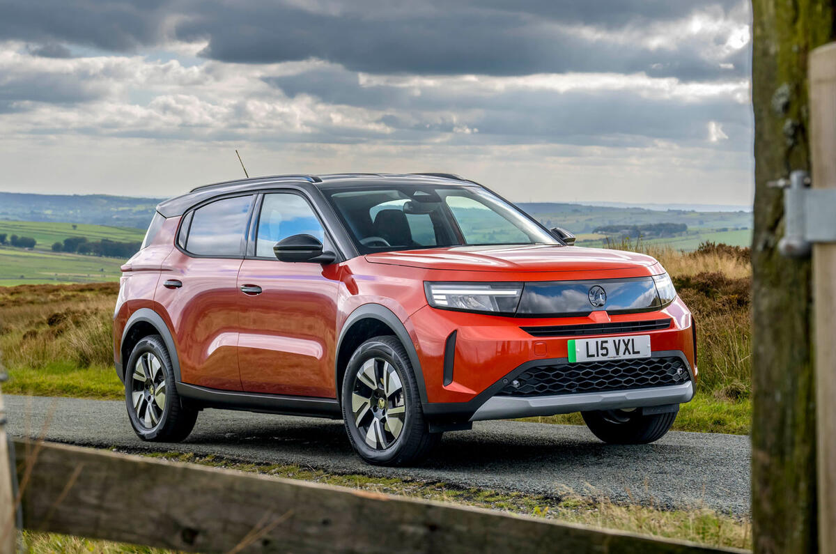 Vaxuhall Frontera Electric front quarter static Vaxuhall Frontera Electric front quarter static