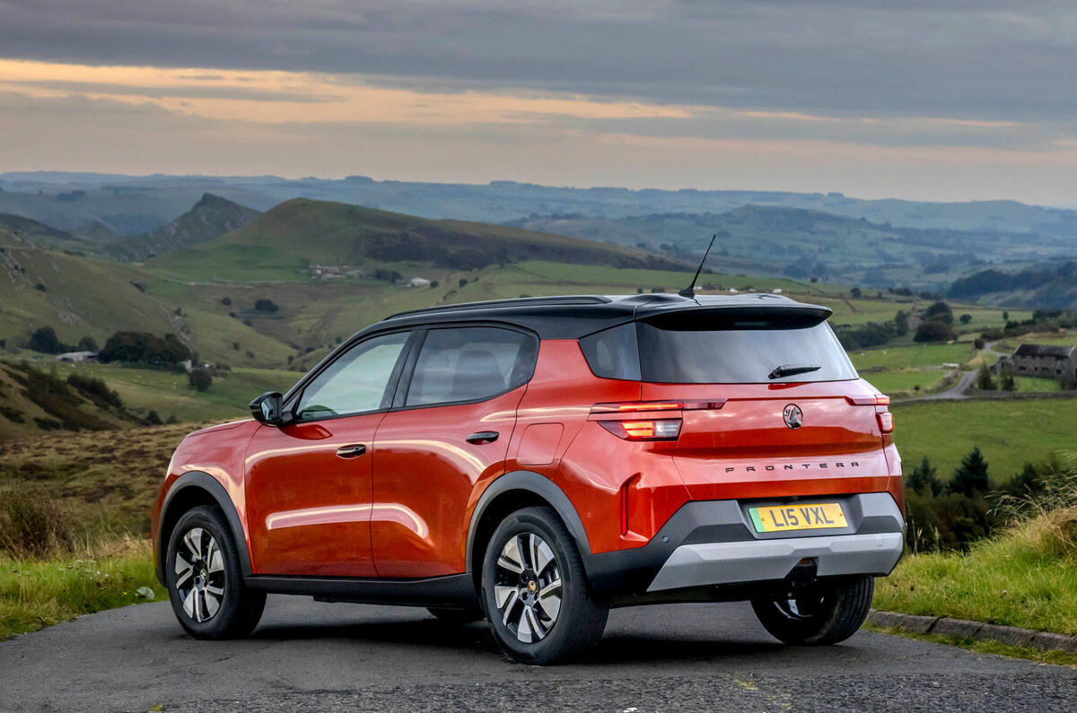 Vaxuhall Frontera Electric rear quarter static Vaxuhall Frontera Electric rear quarter static