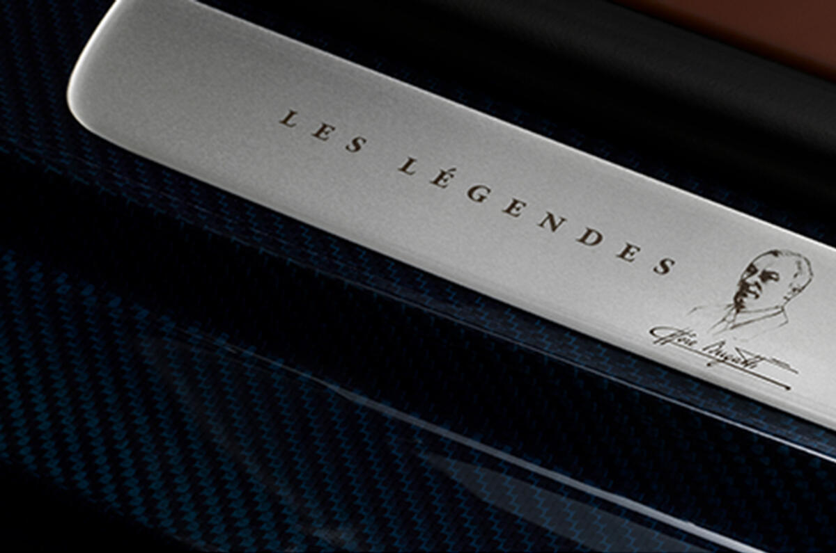 Bugatti reveals final Veyron Legend ahead of Pebble Beach debut Bugatti reveals final Veyron Legend ahead of Pebble Beach debut