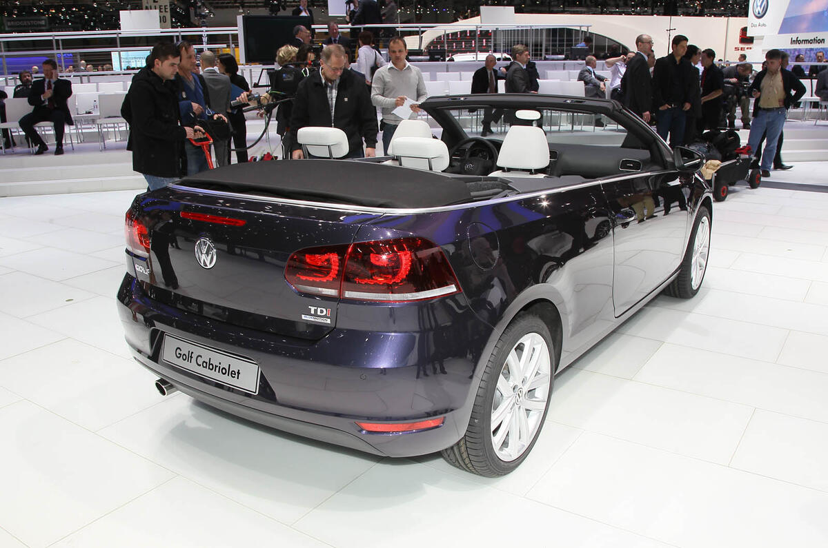 no title Geneva motor show: VW Golf cabrio