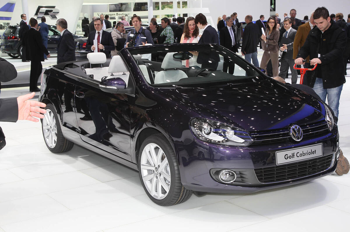 no title Geneva motor show: VW Golf cabrio