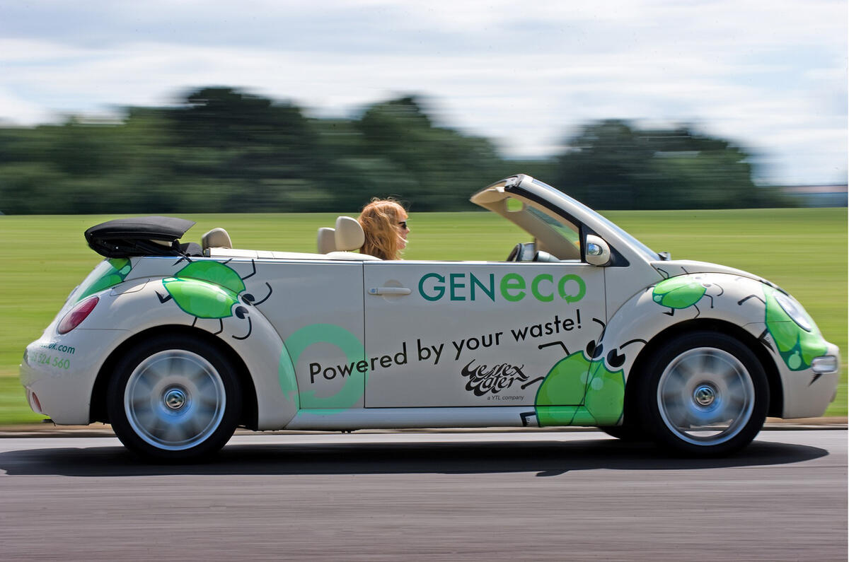 Human waste-powered Beetle