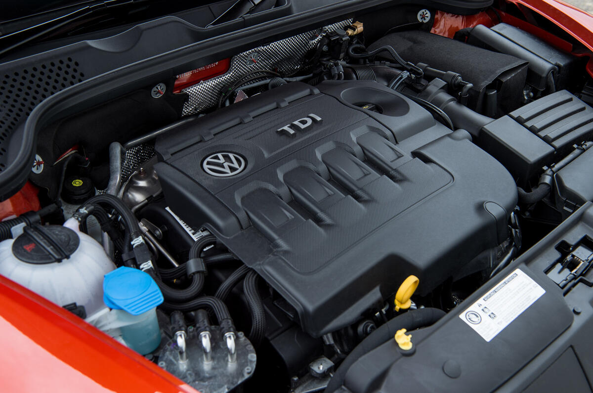 Volkswagen Beetle engine bay