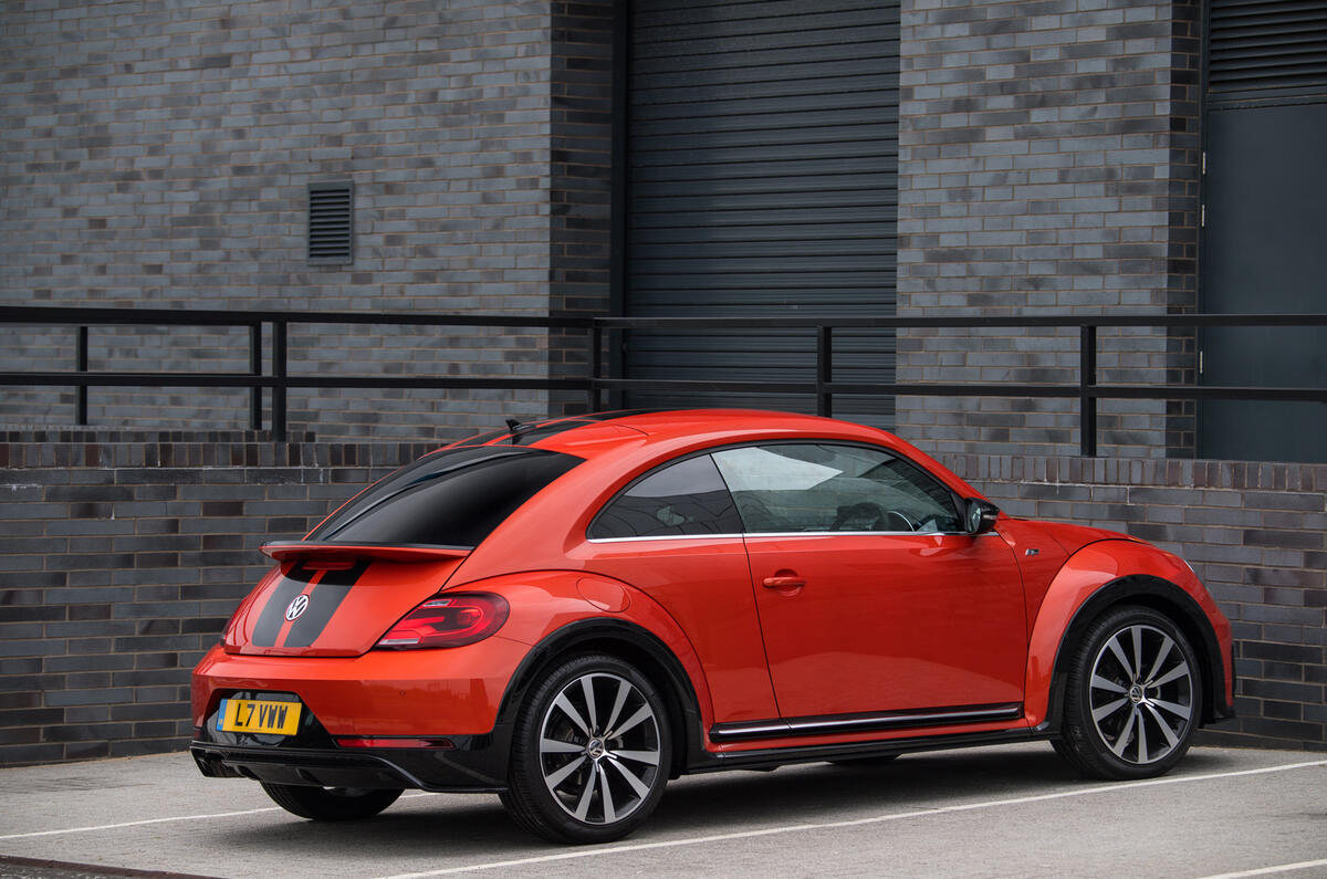Volkswagen Beetle rear quarter
