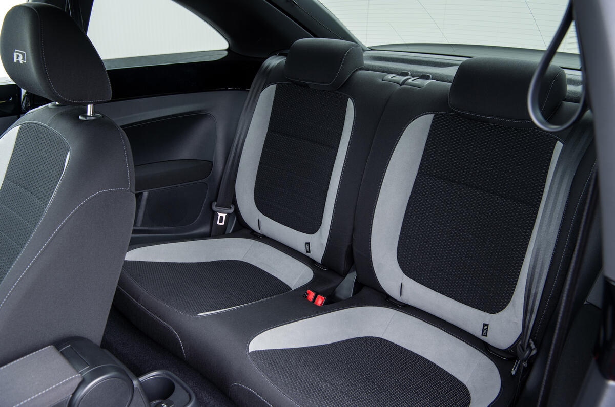Volkswagen Beetle rear seats
