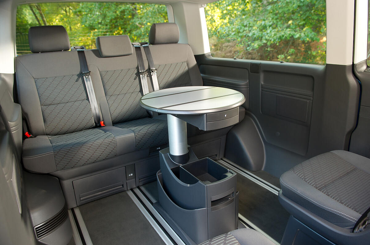 Volkswagen Caravelle rear seating