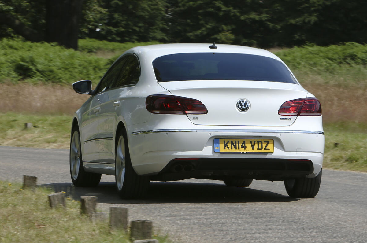 Volkswagen CC rear cornering
