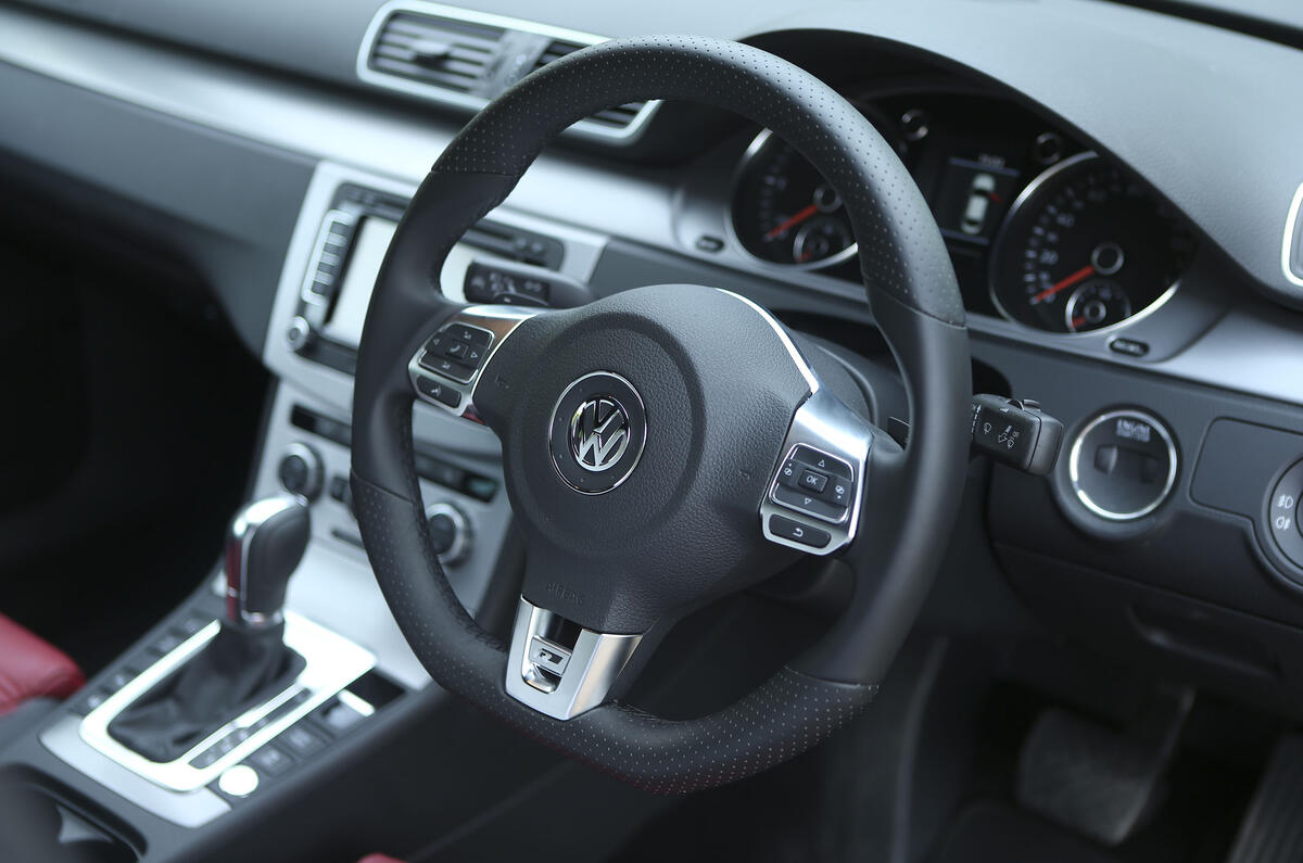 Volkswagen CC steering wheel