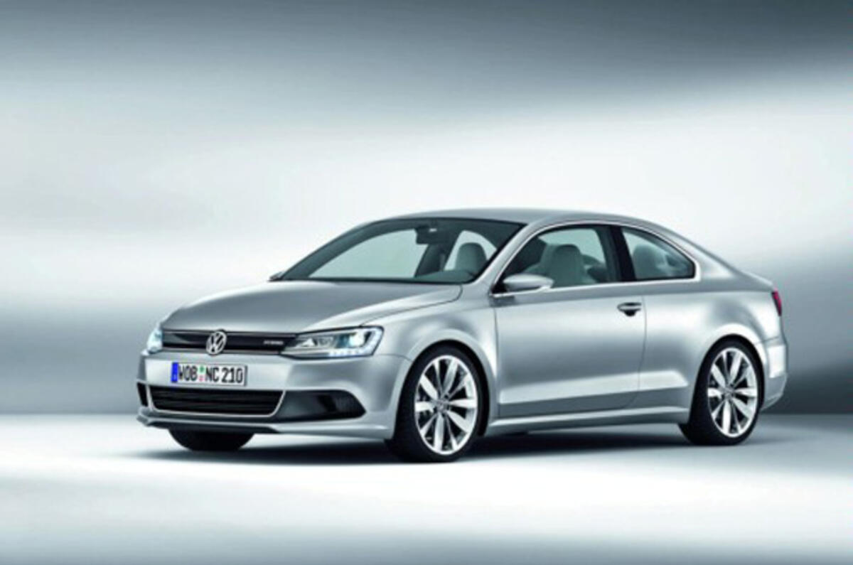 VW hybrid coupe leaks out