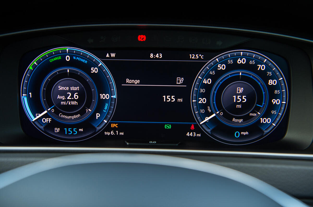 Volkswagen e-Golf Active Info Display