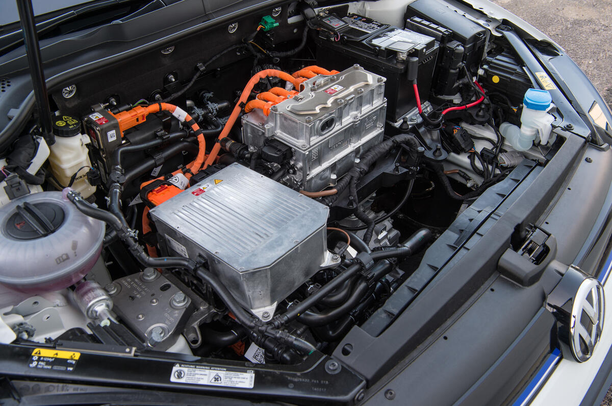 Volkswagen e-Golf electric engine bay
