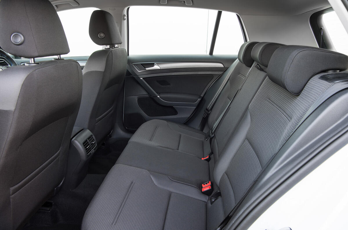 Volkswagen e-Golf rear seats