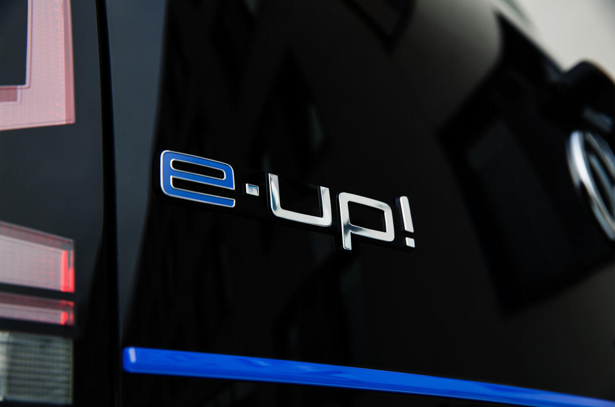 Volkswagen e-Up badging