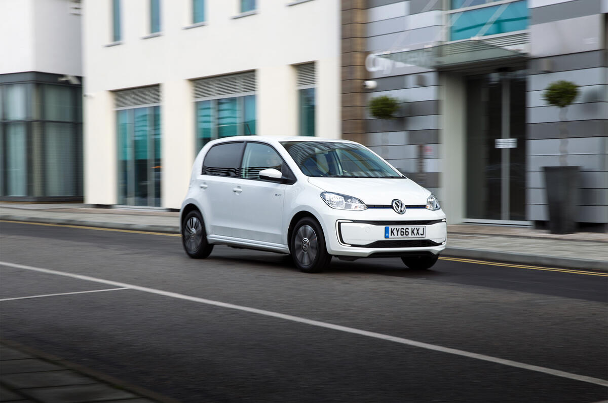 Volkswagen e-Up side profile