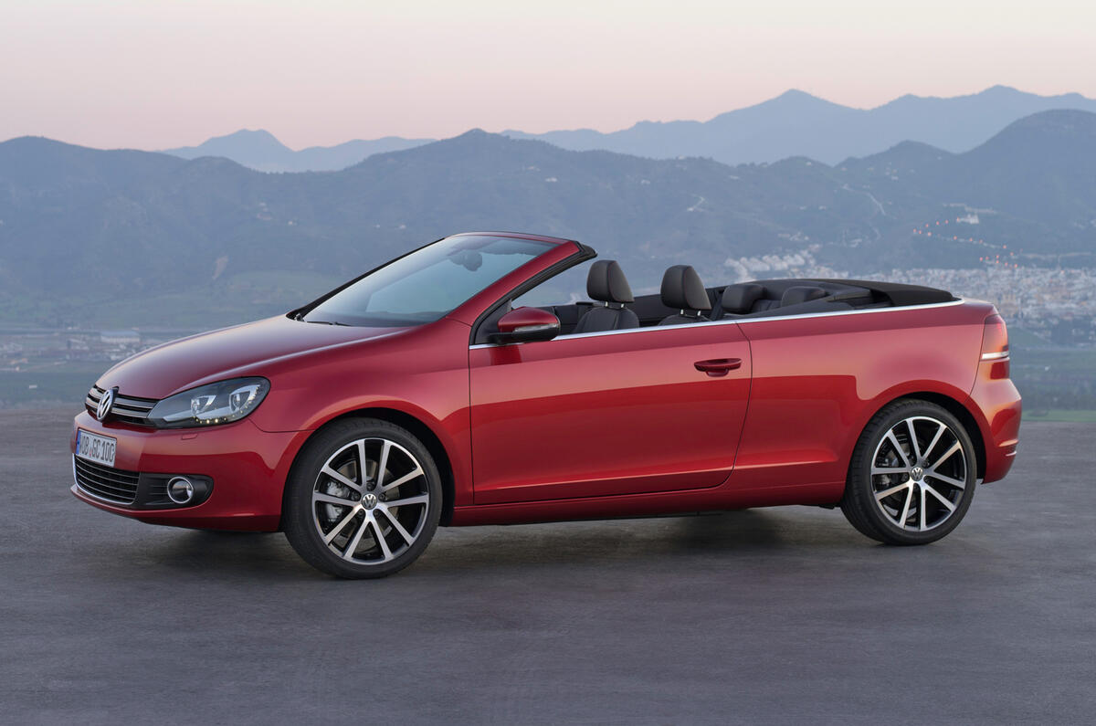 no title Geneva motor show: VW Golf cabrio
