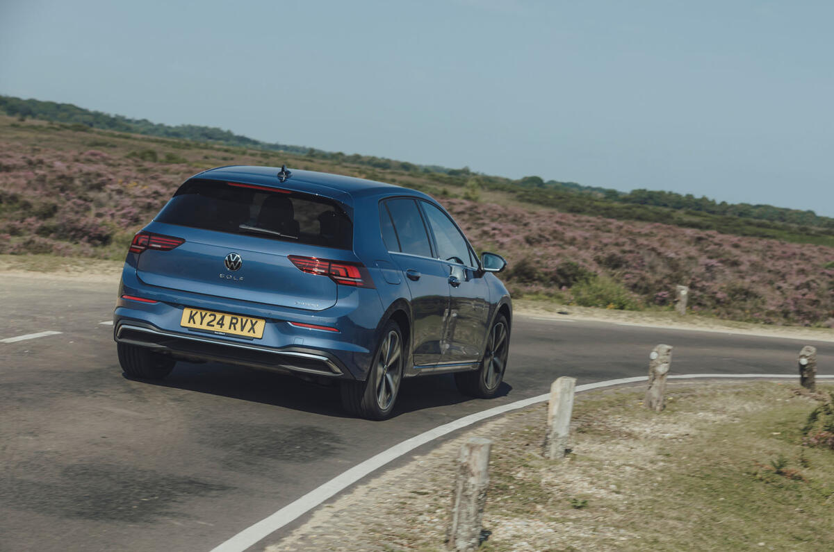 Volkswagen Golf eHybrid 2024 review rear corner 72 Volkswagen Golf eHybrid 2024 review rear corner 72