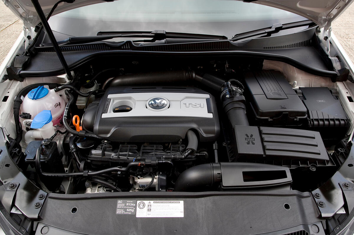 There's an even spread of torque from little more than idling to little less than peak power 2.0-litre TSI Volkswagen Golf GTI engine