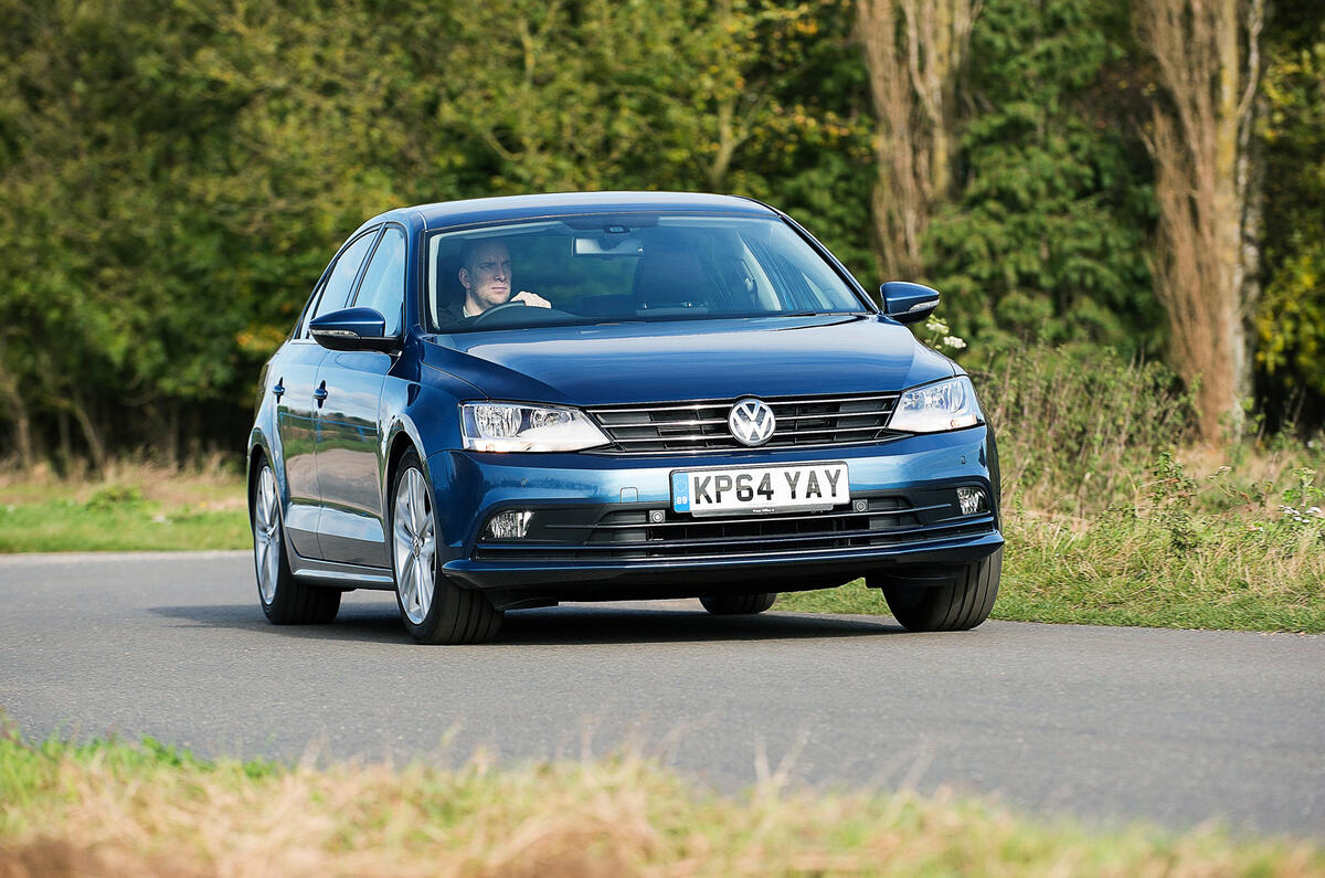 Volkswagen Jetta cornering