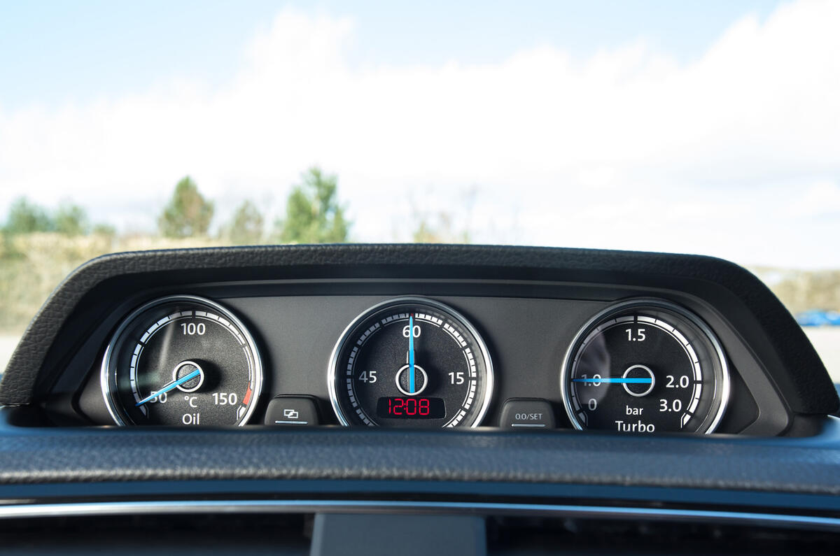 Volkswagen Scirocco R gauges