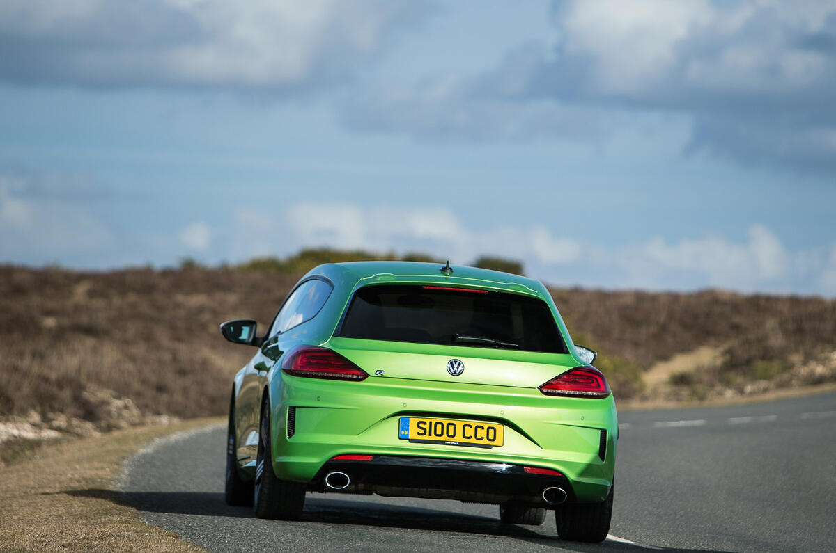 Volkswagen Scirocco R rear cornering