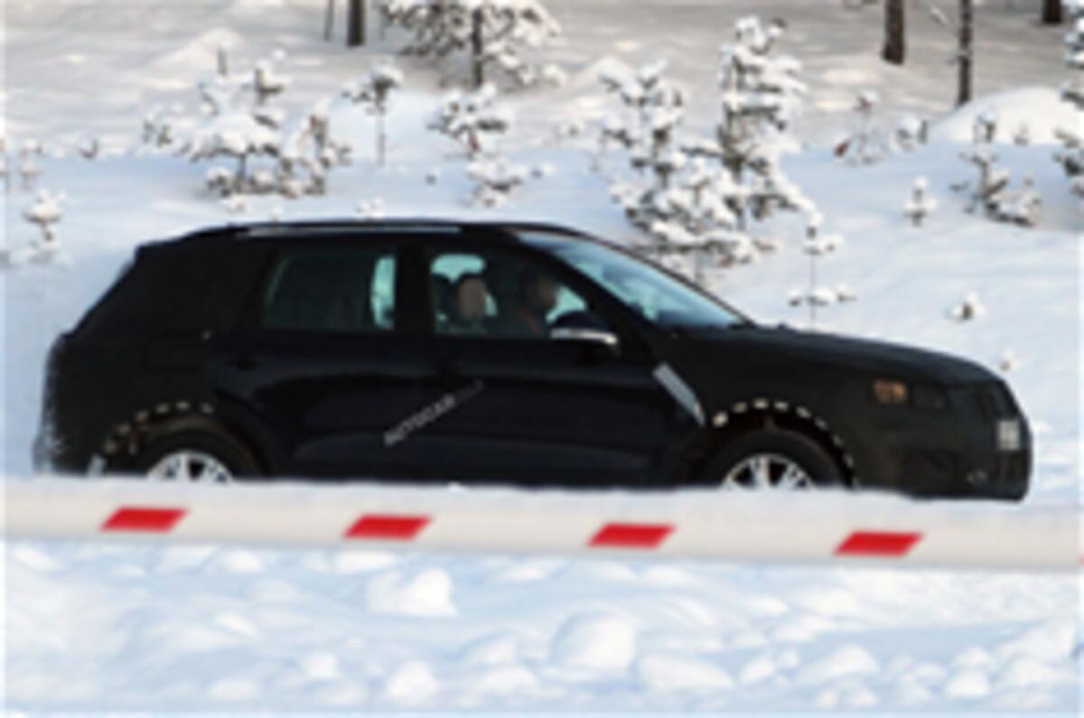 Next VW Touareg snapped