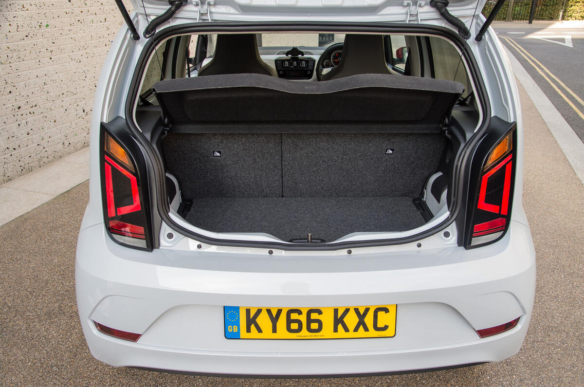 Volkswagen Up boot space