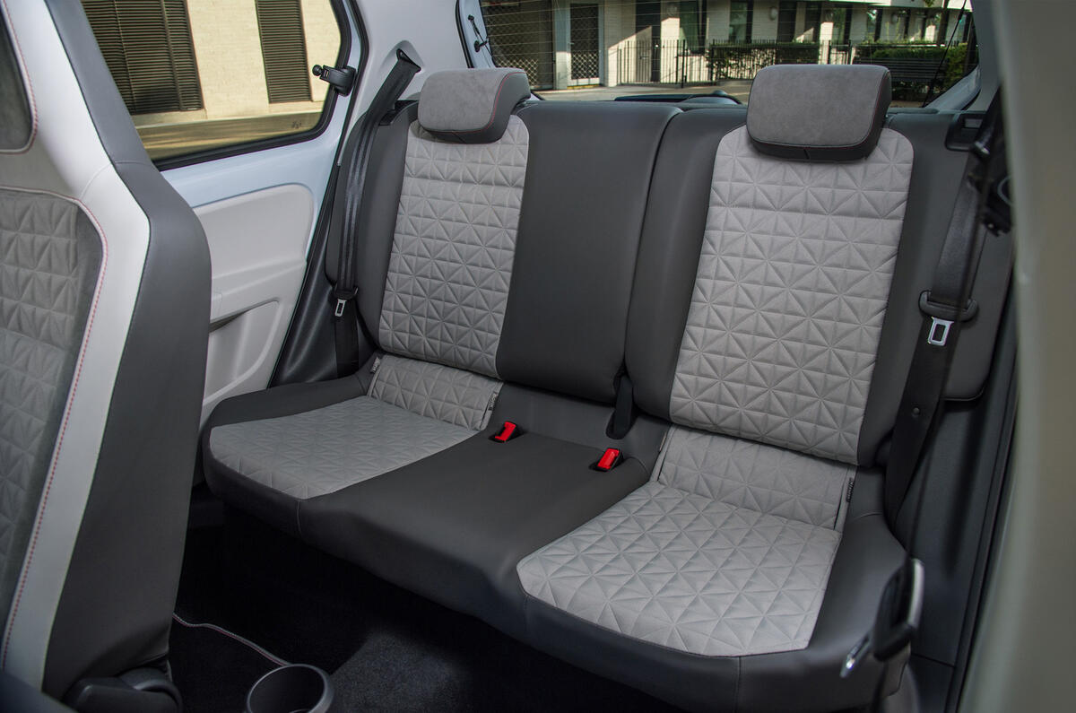 Volkswagen Up rear seats