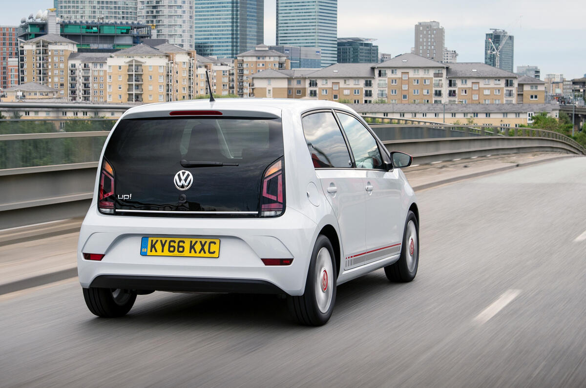 Volkswagen Up interior | Autocar