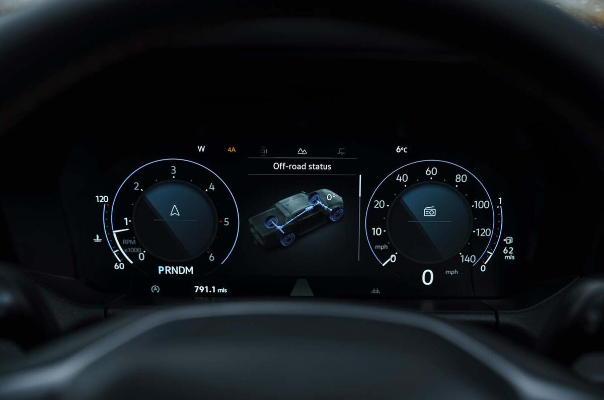 volkswagen amarok digital dash