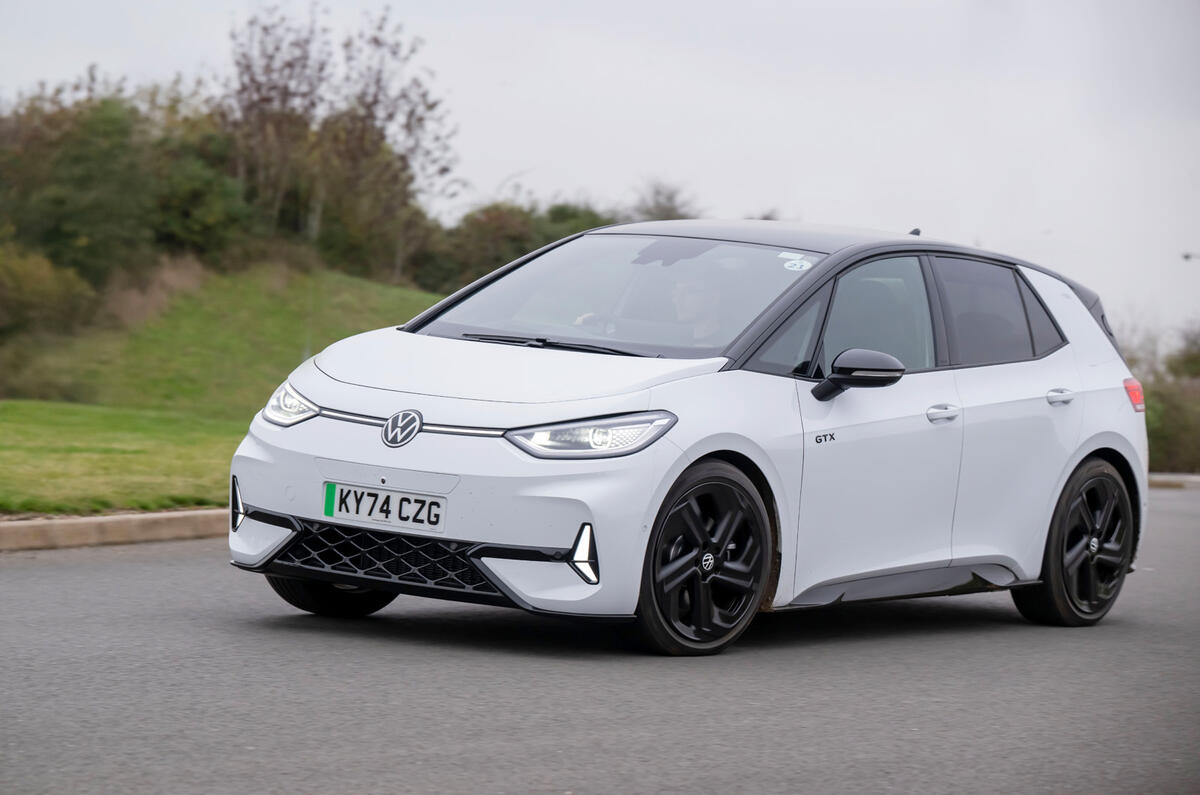 Volkswagen ID 3 GTX review   front cornering