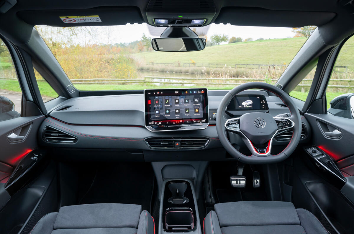 Volkswagen ID 3 GTX review   front interior Volkswagen ID 3 GTX review   front interior