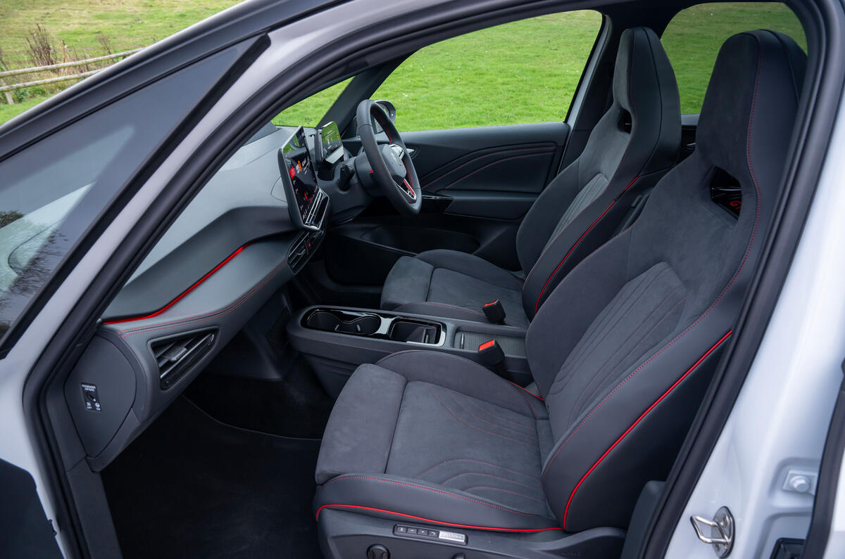 Volkswagen ID 3 GTX review   front seats Volkswagen ID 3 GTX review   front seats