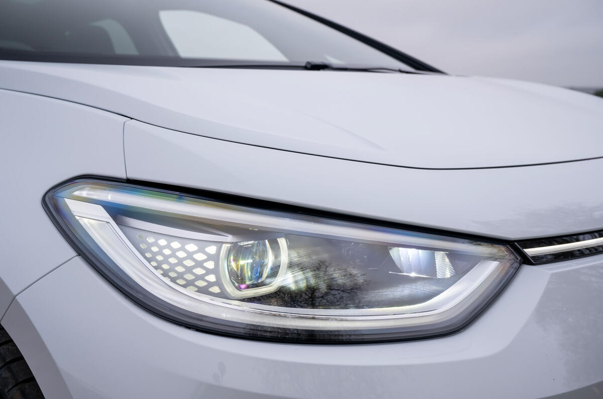 Volkswagen ID 3 GTX review   headlights Volkswagen ID 3 GTX review   headlights