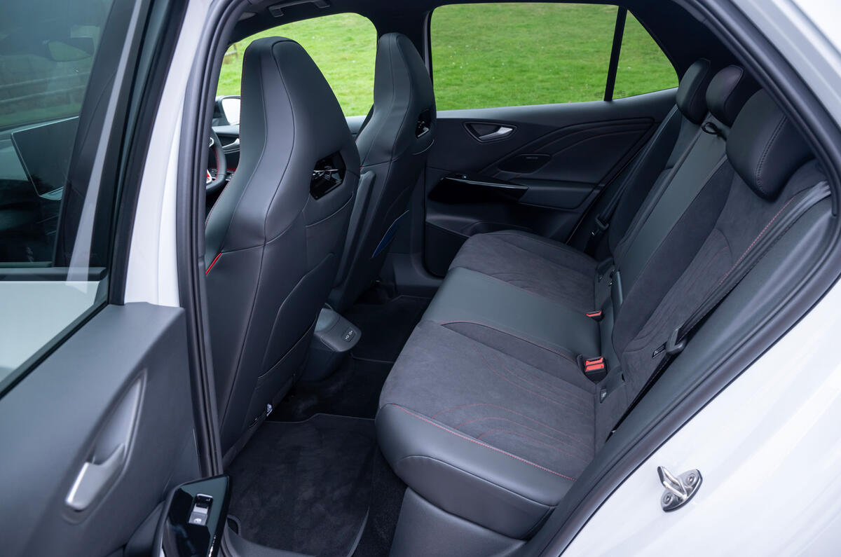 Volkswagen ID 3 GTX review   rear seats Volkswagen ID 3 GTX review   rear seats