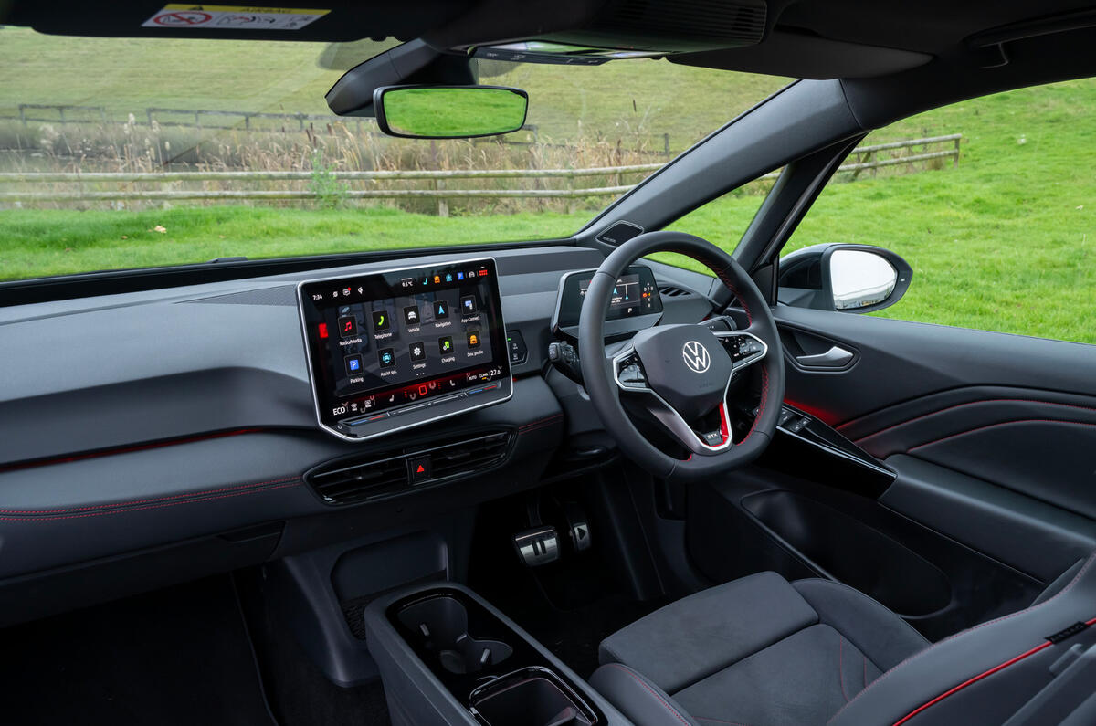 Volkswagen ID 3 GTX review   side interior Volkswagen ID 3 GTX review   side interior