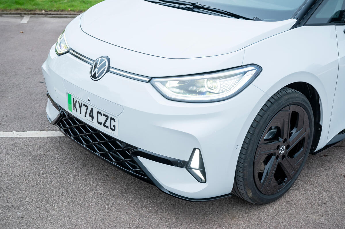 Volkswagen ID 3 GTX review front quarter Volkswagen ID 3 GTX review front quarter