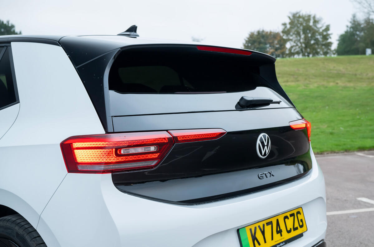 Volkswagen ID 3 GTX review rear Volkswagen ID 3 GTX review rear
