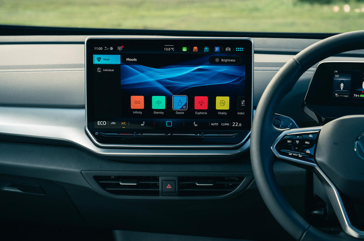 Volkswagen ID 5 infotainment Volkswagen ID 5 infotainment