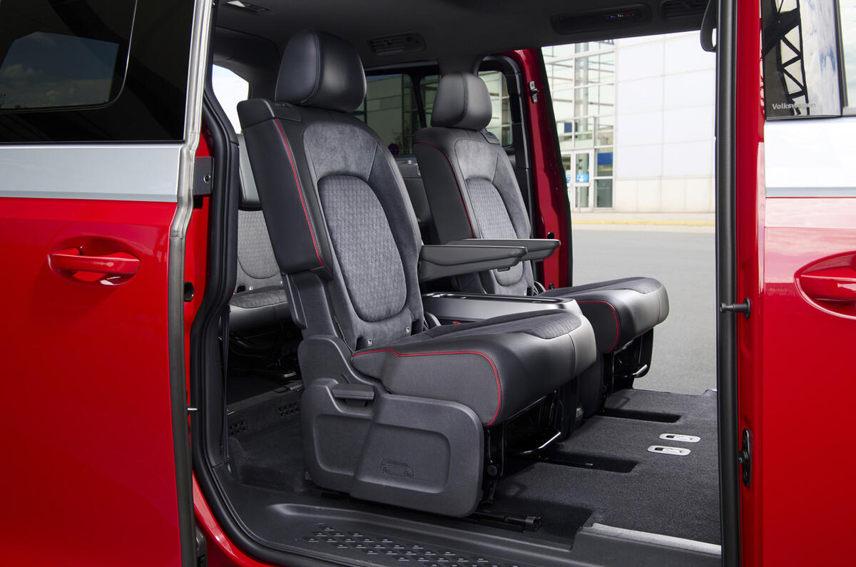 Volkswagen ID Buzz GTX rear seats Volkswagen ID Buzz GTX rear seats