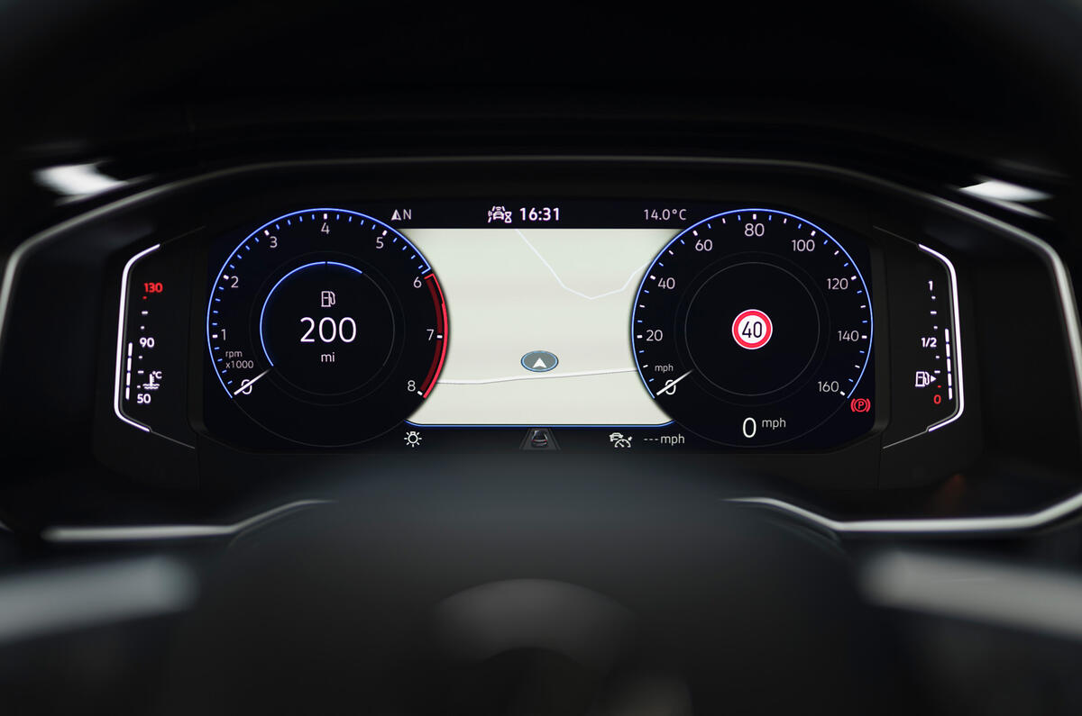 Volkswagen Polo review   digital driver display