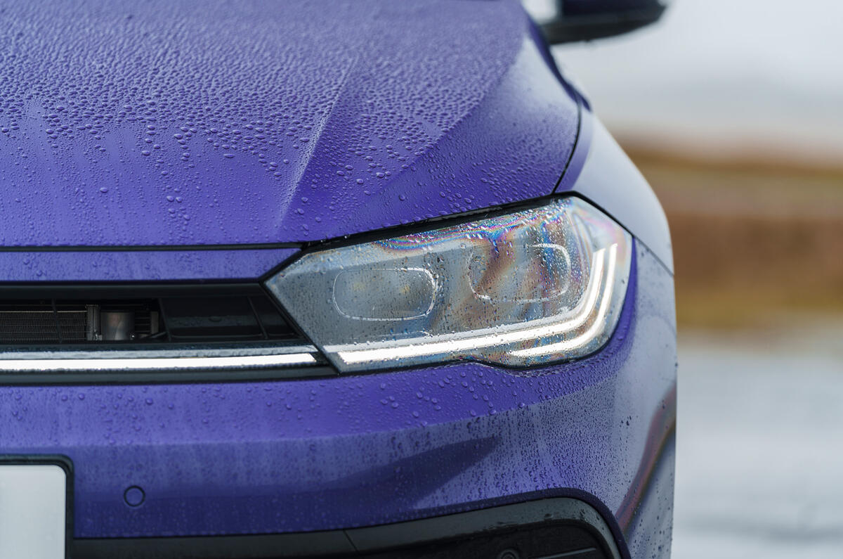Volkswagen Polo review   front headlight